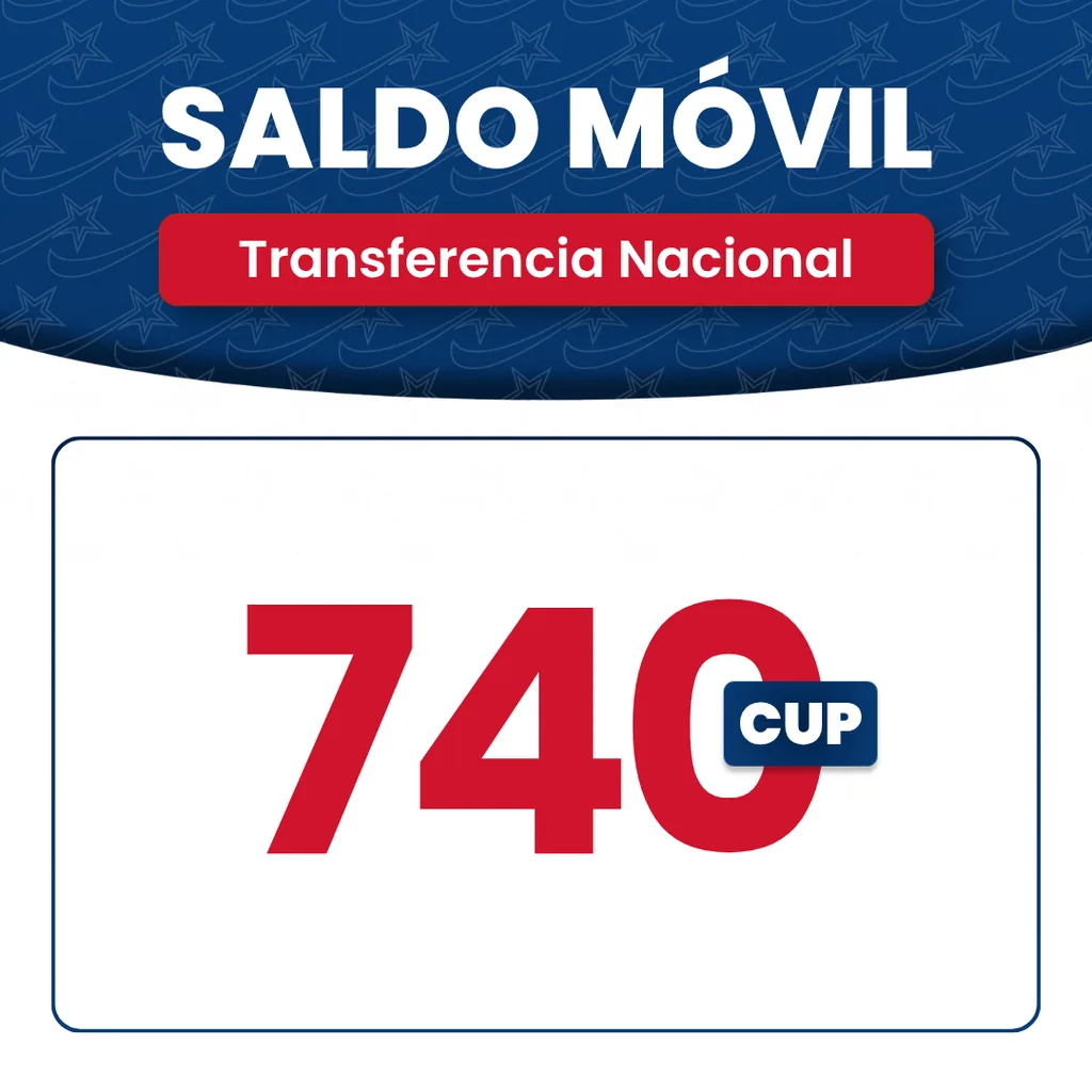 Saldo Móvil - 740CUP