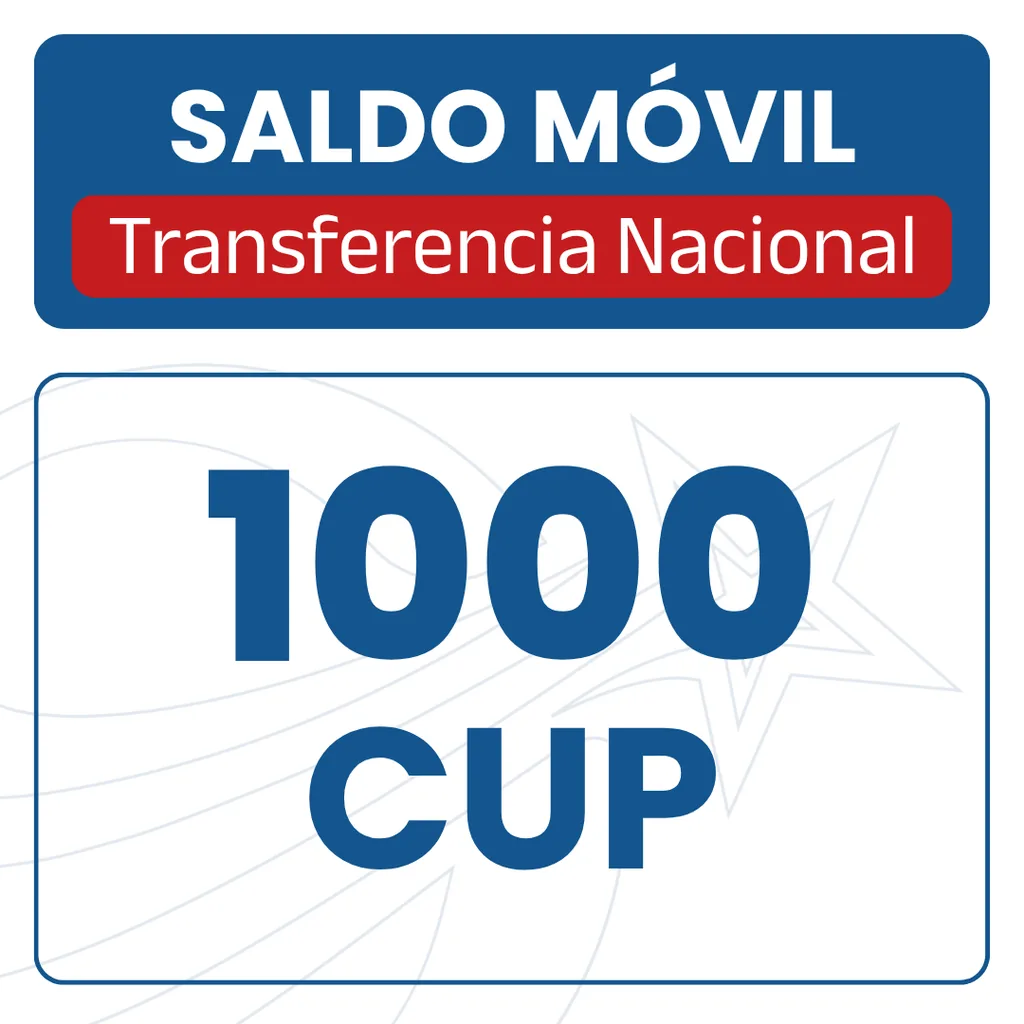 Saldo Móvil - 1000CUP