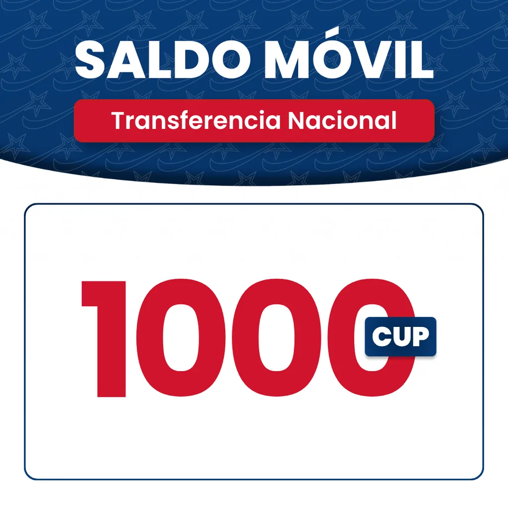 Saldo Móvil - 1000CUP