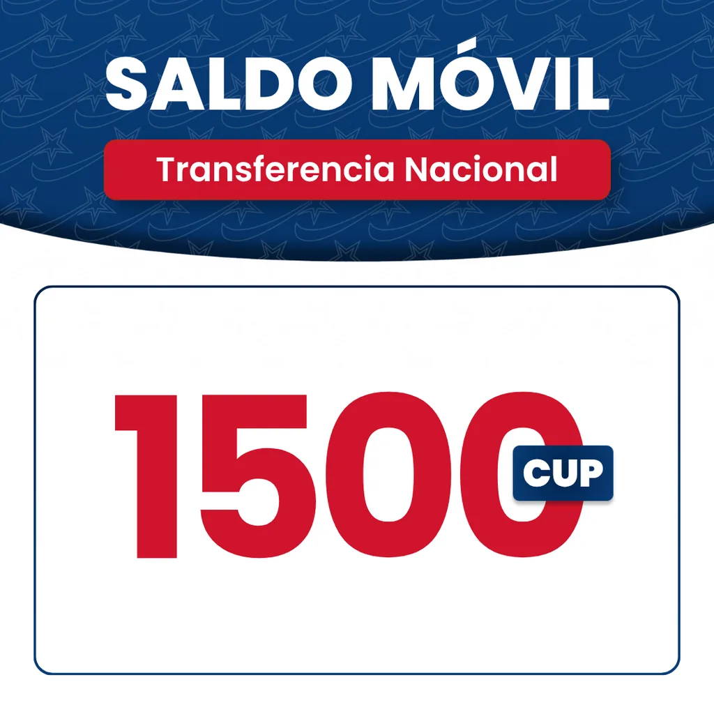 Saldo Móvil - 1500CUP