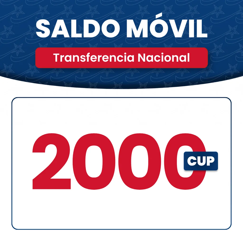 Saldo Móvil - 2000CUP