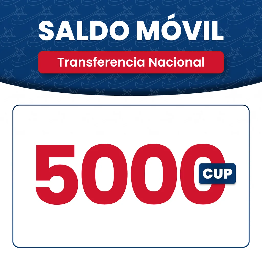 Saldo Móvil - 5000CUP