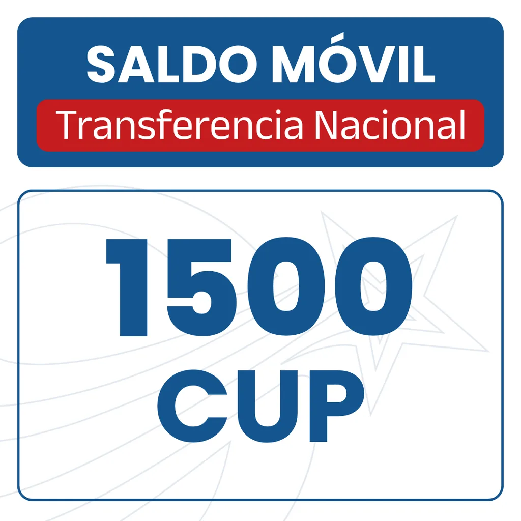 Saldo Móvil - 1500CUP