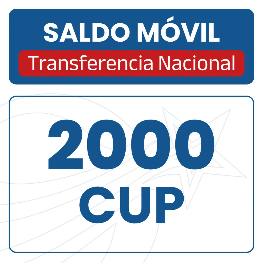 Saldo Móvil - 2000CUP