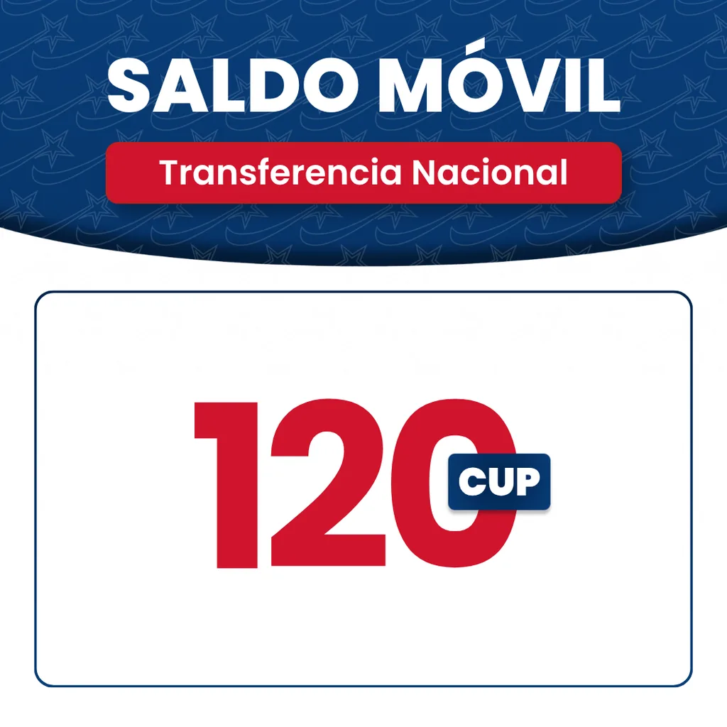 Saldo Móvil - 120CUP