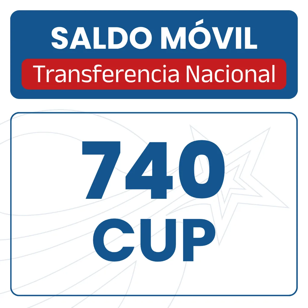 Saldo Móvil - 740CUP