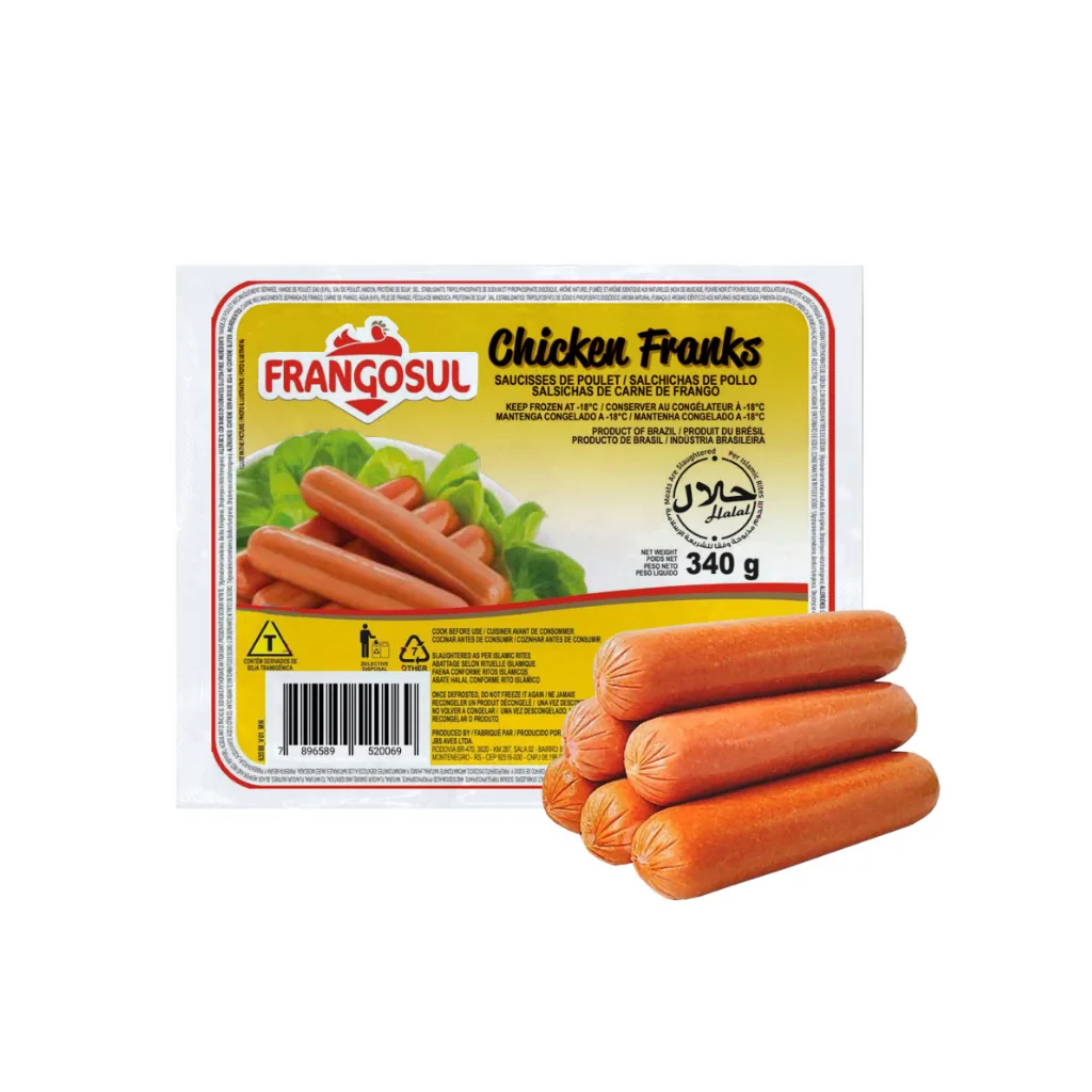 Salchicha de pollo Frangosul 340g